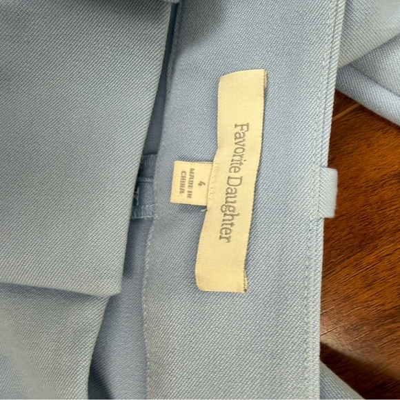 Favorite Daughter Sky Blue Wide Leg Pants Trousers Size 4 - Picture 6 of 7